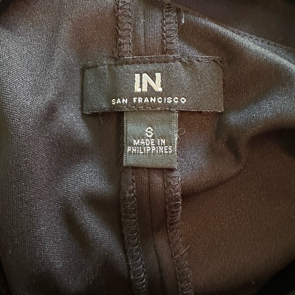 EUC I.N. San Francisco Black Dress - Picture 3 of 3